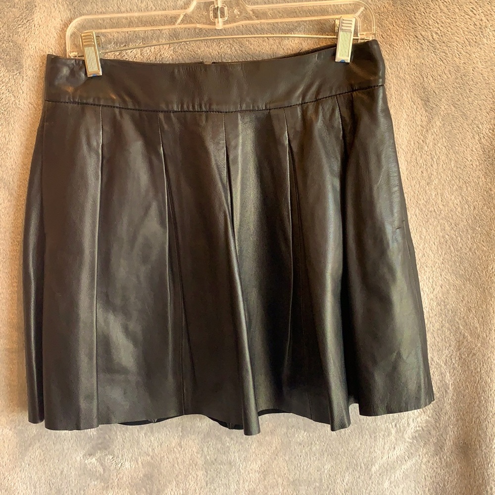 Banana Republic Leather Skirt